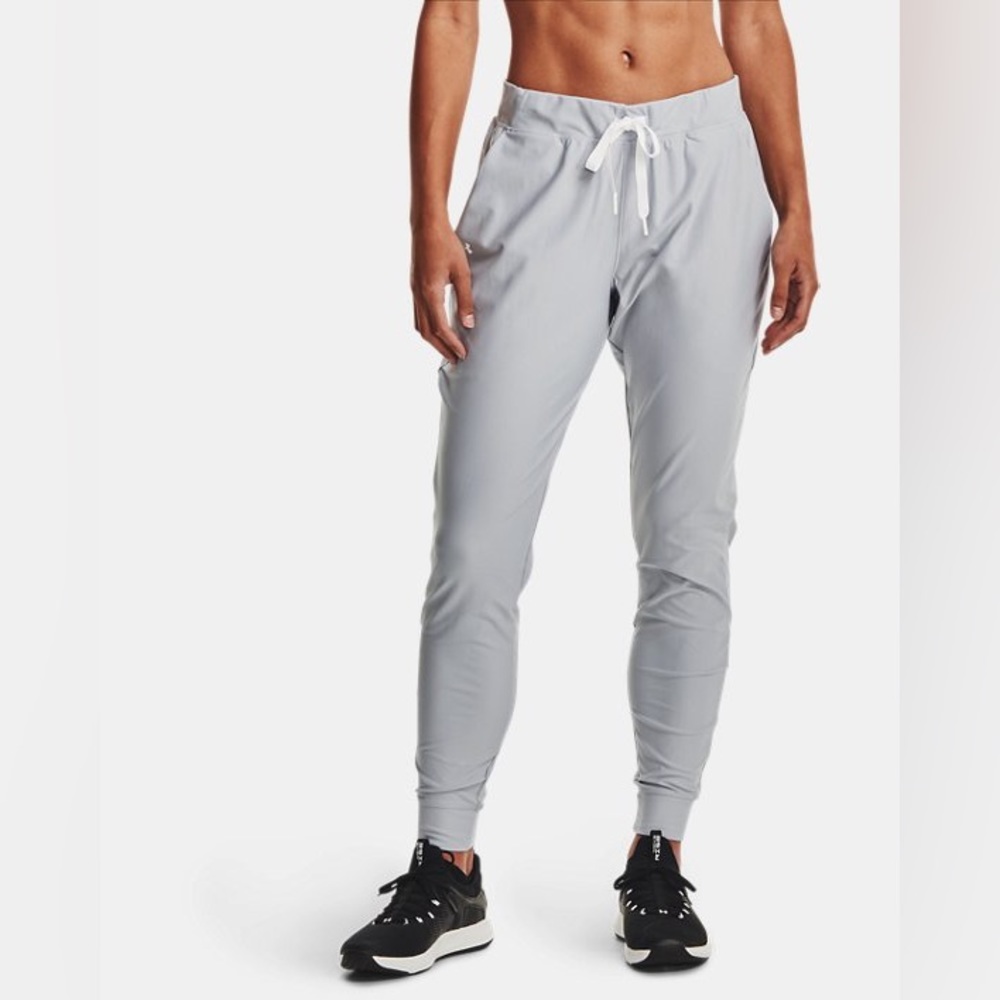 Under Armour Vanish Joggers Light Gray Workout Athletic Small